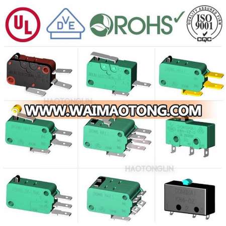 High quality UL VDE TUV CQC RoHS Subminiature kw3 oz Micro switch