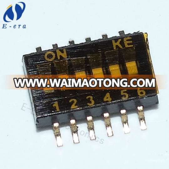 6 position rotary dip switch DSHP06TSGER 6 bit SMD 1.27mm pitch